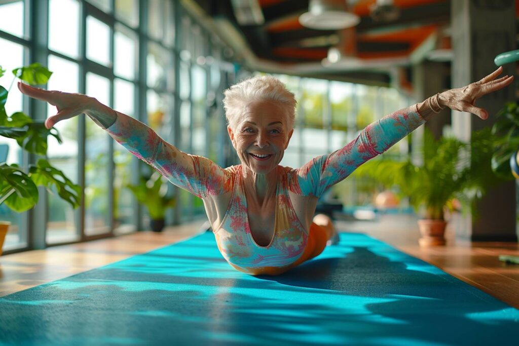 seance de gym retraité