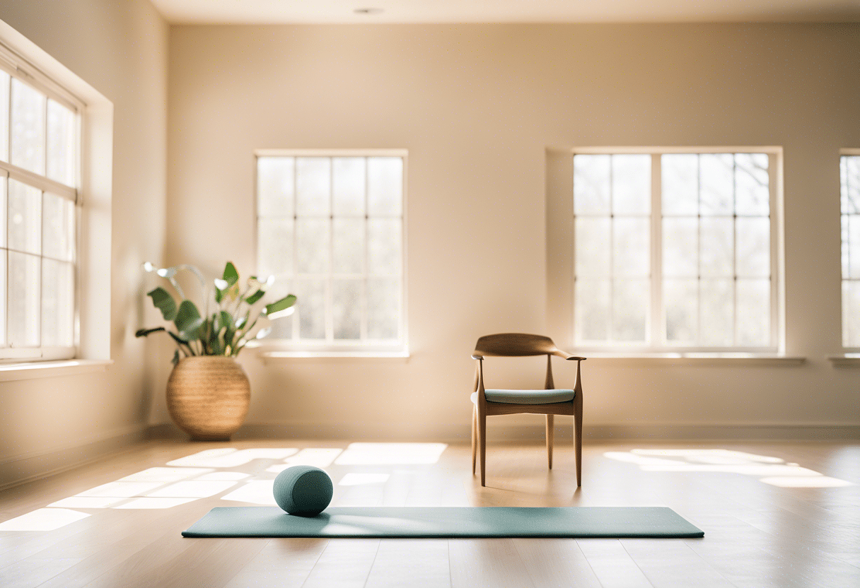 Seniors pratiquant le yoga en pleine nature  
Groupe de personnes âgées en séance de yoga