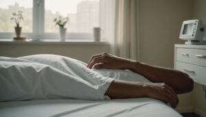 Personne en phase terminale entourée de ses proches